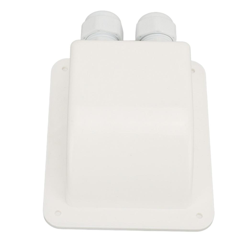 Солнечный двойной кабельный ввод Сальник Водонепроницаемый корпус для крыши автодома, лодки, яхты, кемпинга, путешествий, панели