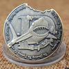 Shark Collectible Coins Bronze Painted Metal Commemorative Coins Animal Medallions