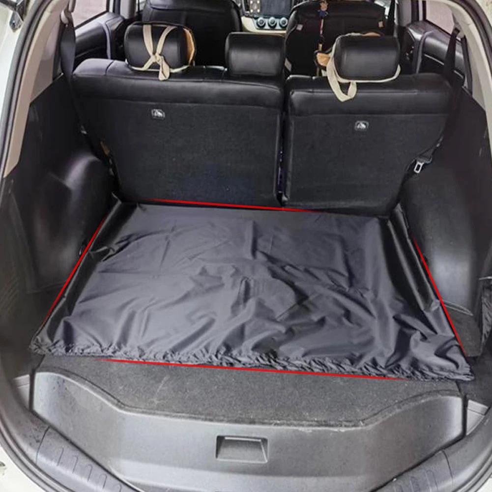 Водонепроницаемый коврик для защиты багажника автомобиля 120x70 см / 140x100 см Портативный складной аксессуар для компаний, предоставляющих услуги по вождению