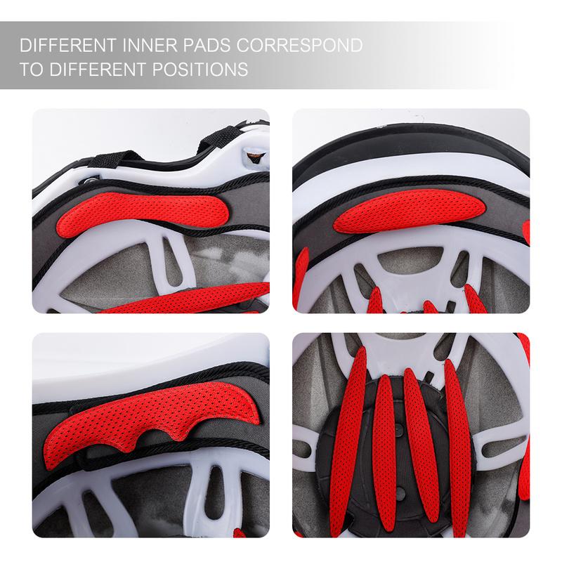 Helmet Inner Padding Foam Protection Pads Kit Sealed Sponge Mats for Outdoor Sports Cycling Motorcycle Bicycle Accessories