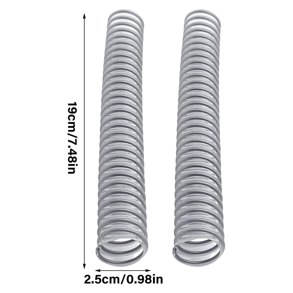 Pack of 2 Replacement Lower Hose Flexible Hose Vacuum Cleaner Replacement Part ABS Texture Suitable for Vacuum Cleaner