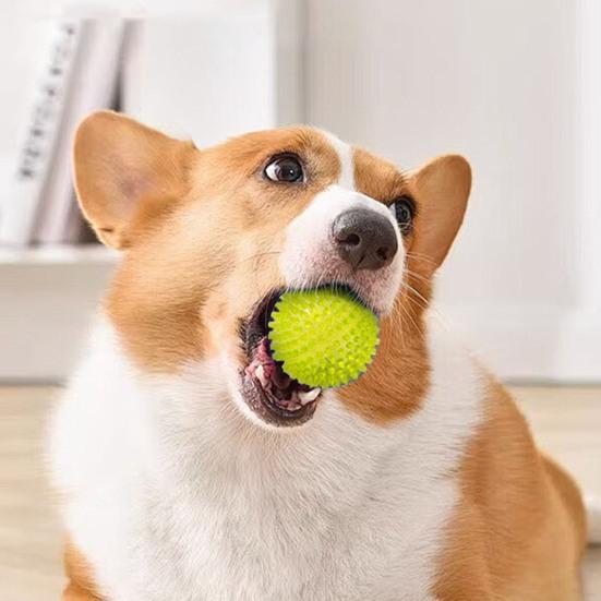 Писклявая собака, жевательный звуковой мяч, игрушка, безопасная чистка зубов, интерактивная игрушка для щенка, жевательная игрушка, шарики, игрушки для дрессировки собак, товары для домашних животных, для облегчения скуки, уход за зубами