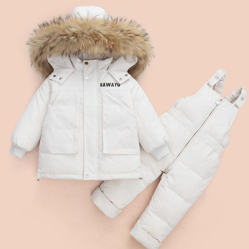 Пуховик, однотонный свитер на молнии, комплект детской пуховой куртки, комбинезон для маленьких мальчиков и девочек