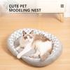 Cat Nest Warm Cat Bed Dog Nest Oval Nest Wear-resistant Soft Comfortable Mat Four Seasons Pet Supplies