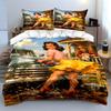 "Retro Pin-Up Car Wash Print" Bedding Duvet Cover Set Duvet Cover Pillowcases (1 * Duvet Cover 2 * Pillowcases, without duvet insert)