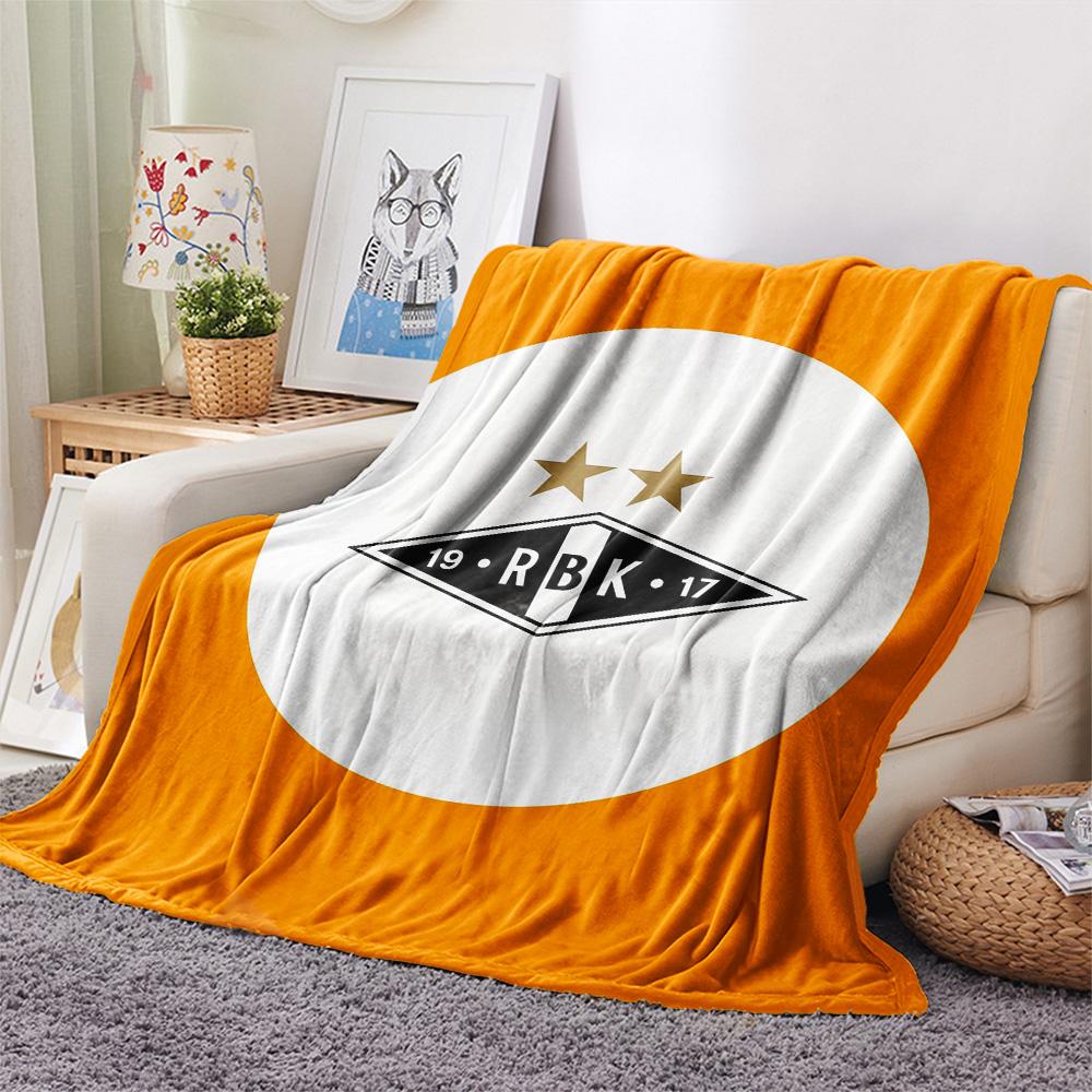 Rosendahl BK Print Flannel Blanket, High quality Comfortable for All Seasons, Home Decor, Warmth and Comfort