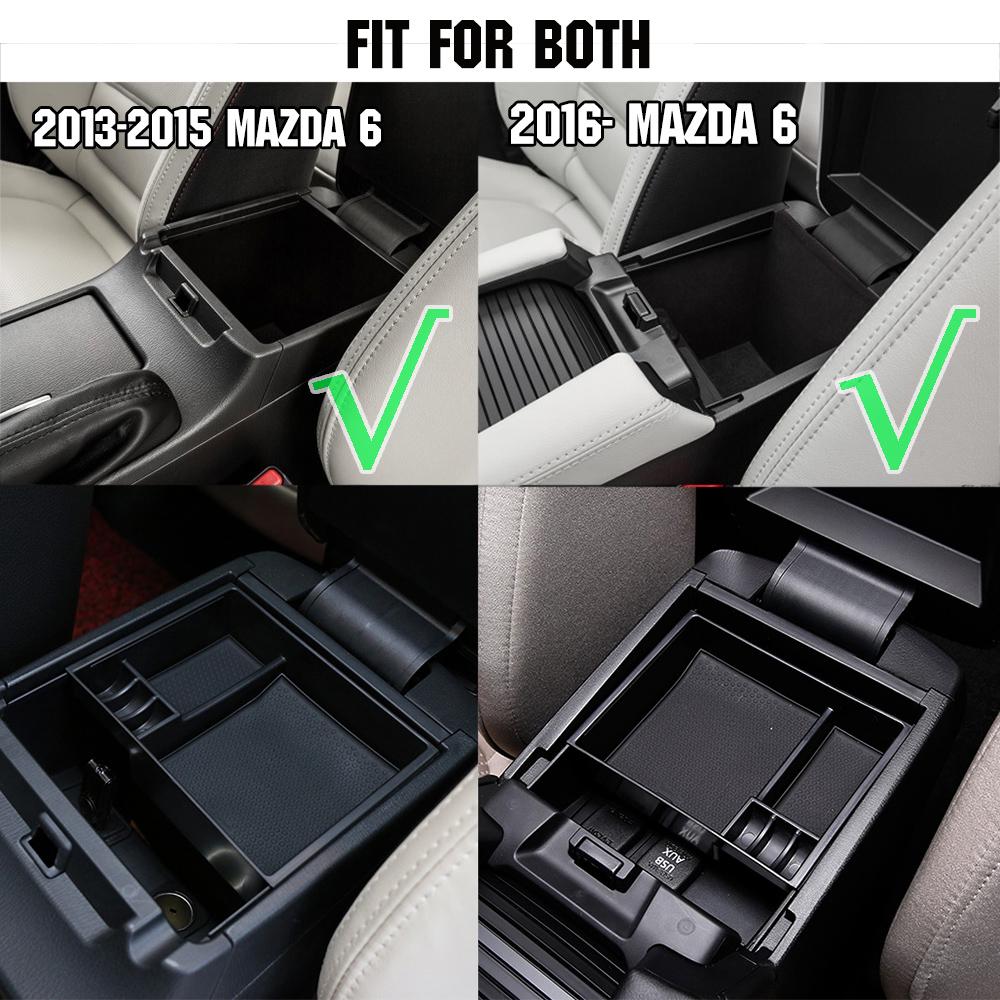 For Mazda 6 Atenza GJ 2013 2014 2015 2016 2017 Armrest Secondary Storage Pallet Container Holder Glove Box Tray Car Accessories