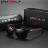 Сверхлегкие поляризационные солнцезащитные очки SPEEDHYUN с ретро матовой черной оправой