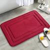 Ковер, быстросохнущий коралловый бархатный дверной коврик, нескользящий водопоглощающий коврик из пены с эффектом памяти, коврик для ванной, товары для дома