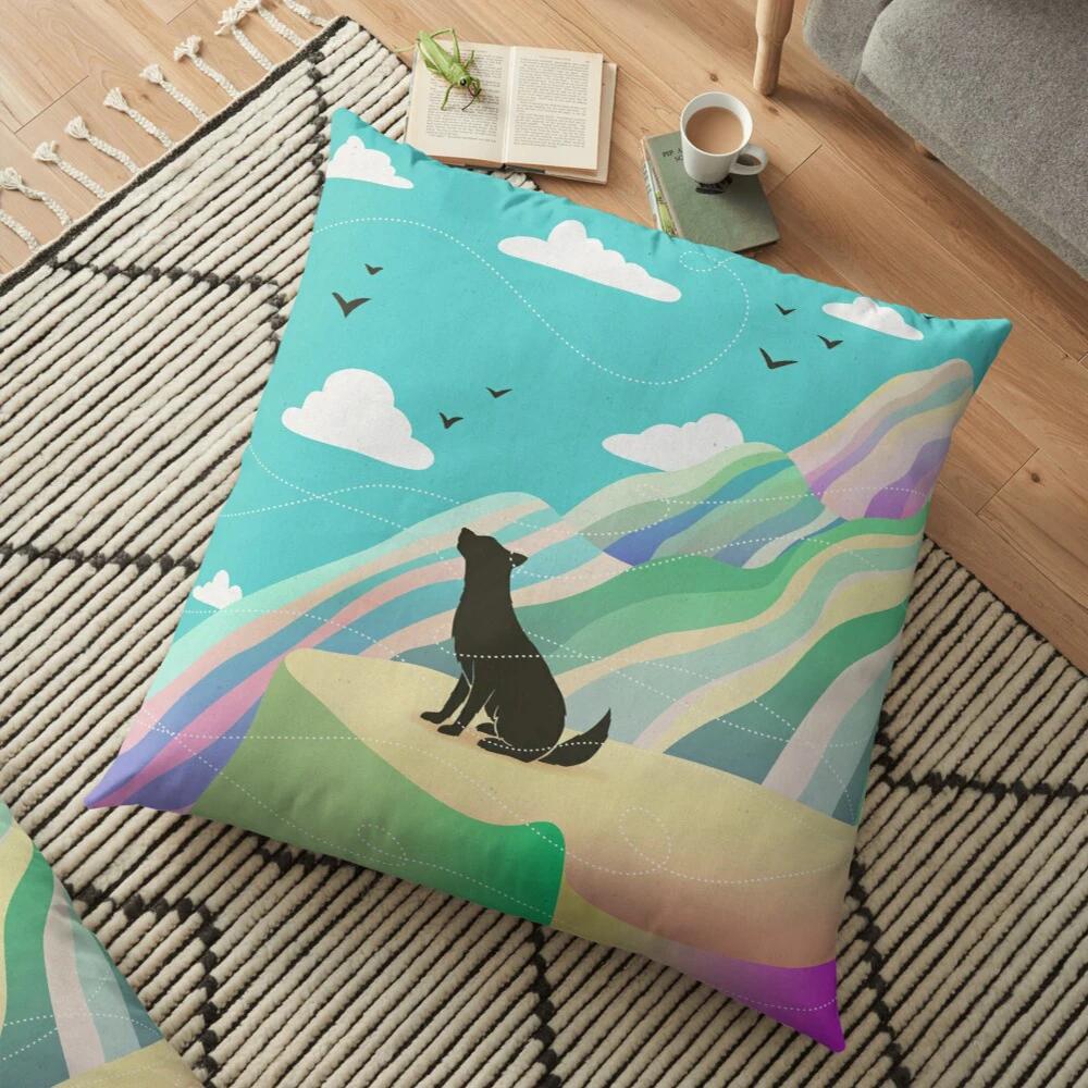 Cute Cat Pillowcase Cushion Cover Nordic Modern Living Room Sofa House Home Decoration