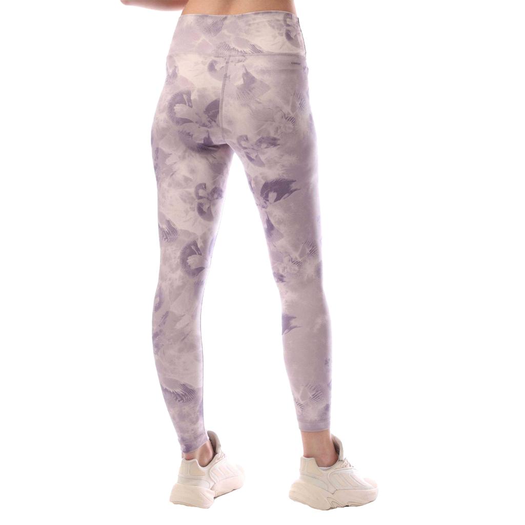 Adidas Womens/Ladies Train Essentials Tie Dye Flower All-Over Print Leggings