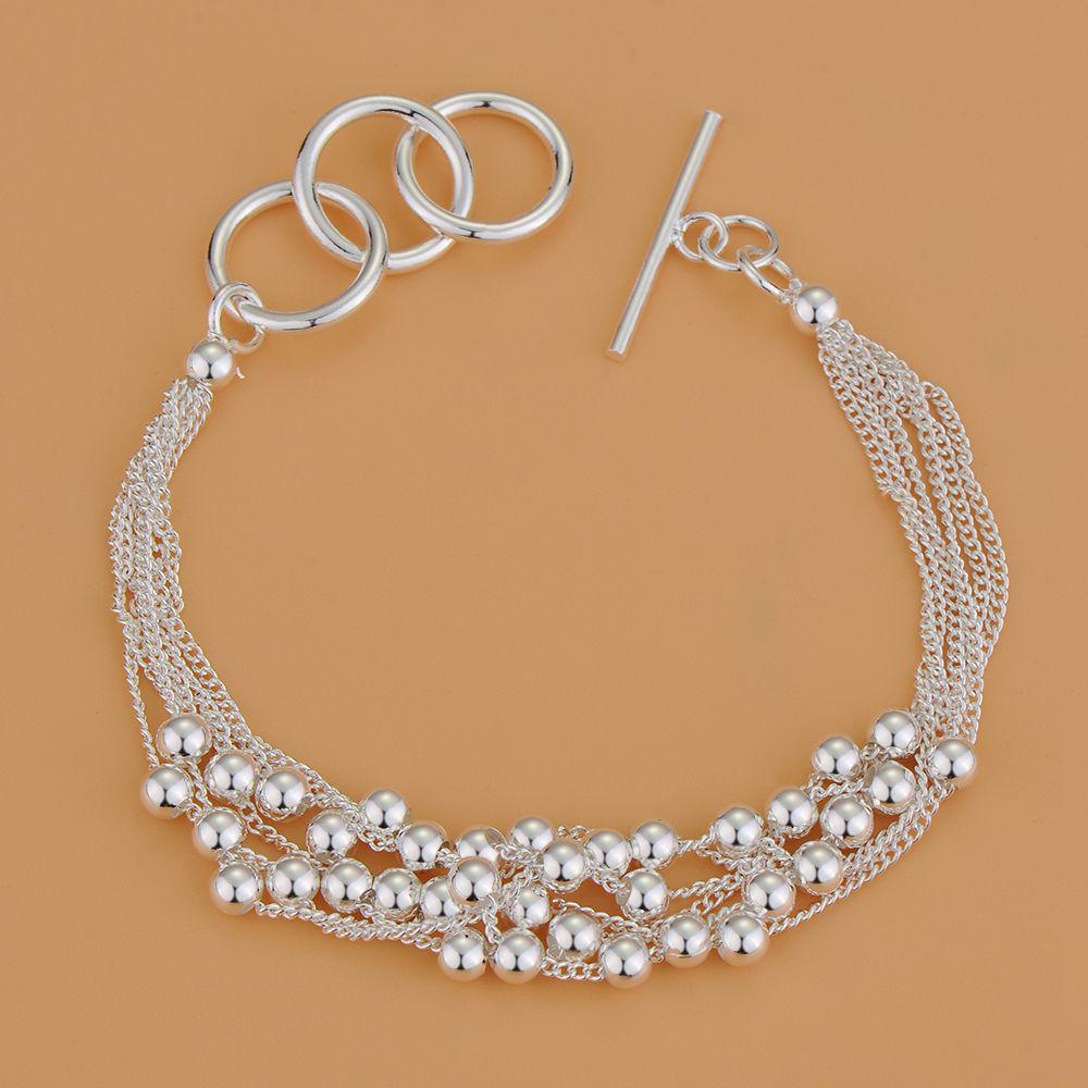 925 Silver Bracelet Heart High Quality Romance Chain For Woman Men Fashion Engagement Party Wedding Jewelry Gift
