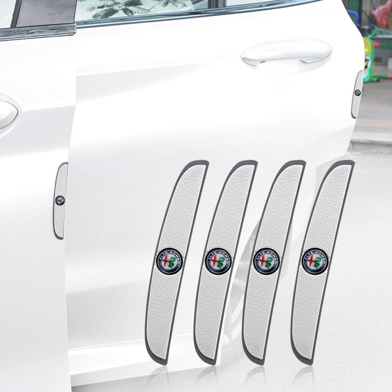 Car Anti-collision Strip Protector Decoration Sticker Accessories For Alfa Romeo 4C 159 166 Spider Giulia Giulietta 156 Mito GT