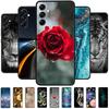 Для Samsung A14 4G A 14 M14 5G Чехол Расписной ТПУ Мягкий Силикон Черный Funda для Samsung Galaxy A14 A145F Бампер GalaxyA14 M 14 Сумка