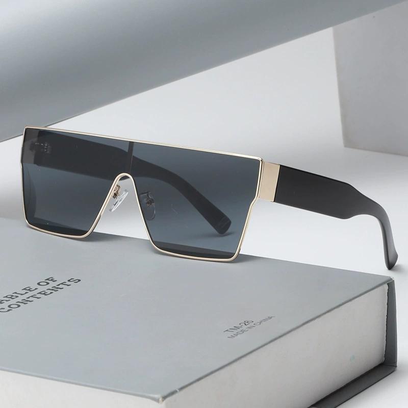 Квадратные Солнцезащитные Очки Женские Мужские Модные Трендовые Дизайн Люксового Бренда Цельная Декорация Солнцезащитные Очки Для Улицы Путешествий Вождения UV400