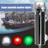 Solar Ocean Signal Light Navigation Signal Light Waterproof Flash LED Night Warning Light Yacht And Fishing Boat Accessories