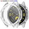 Мягкий чехол + Стекло для Huawei Watch GT4 41мм 46мм GT 4 Смарт-часы Полное покрытие Защитная пленка для экрана Чехлы Корпус