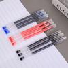 10PCS Black/Blue/Red Ink Ballpoint Pen Needle Tip Neutral Pen Students Gift Signature Pen Students
