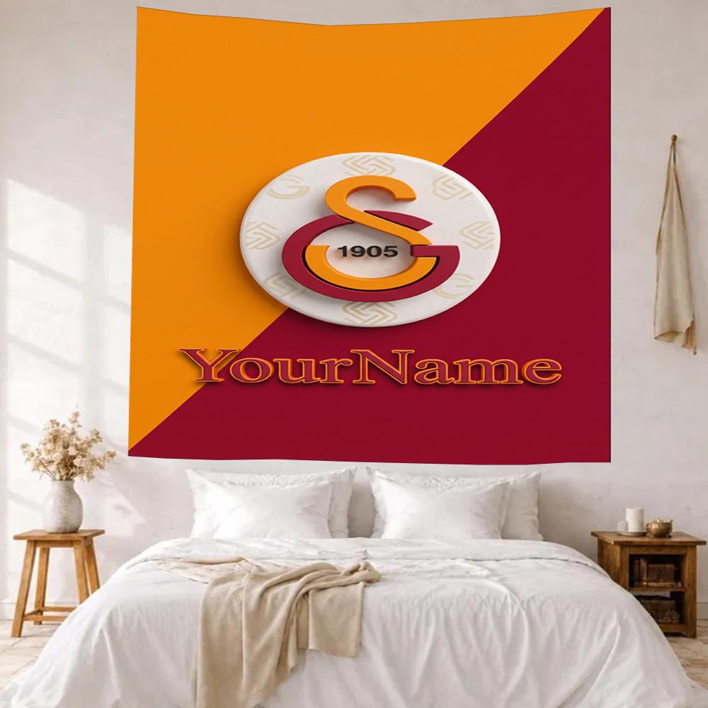 Galatasaray Custom Your Name Wall Decor Tapestry Art For Pet Memorial Birthdaywedding Party Backdrop Family Gift