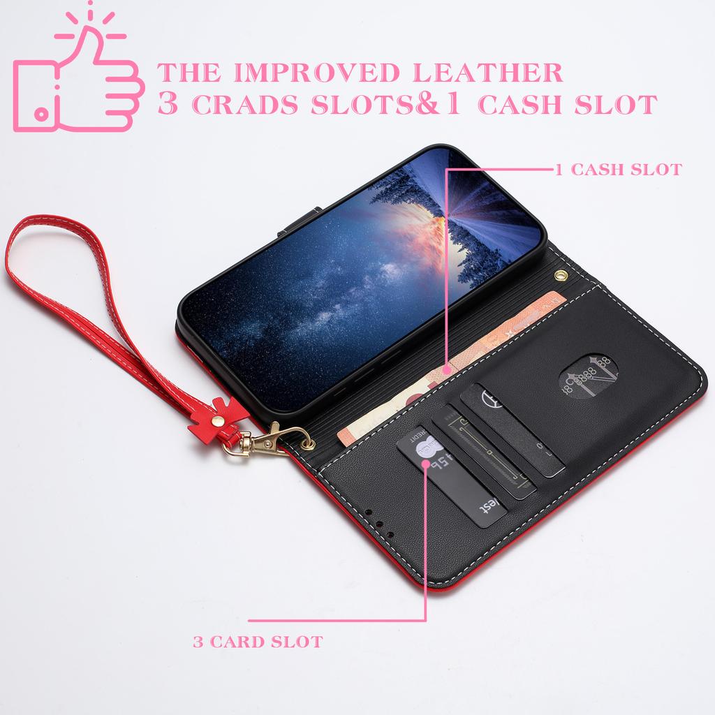 For Xiaomi Redmi K80 Ultra 5G Case Bowknot Decor Wallet Leather Phone Cover with Wrist Strap