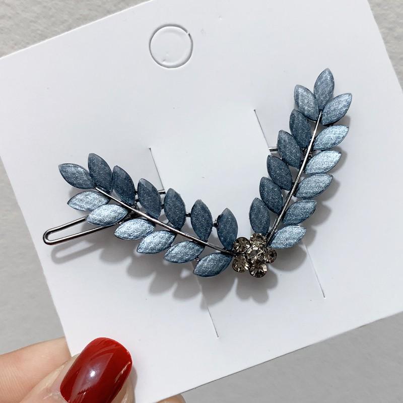 Элегантная заколка для волос из сплава 'Синяя звезда' - Минималистичный роскошный аксессуар