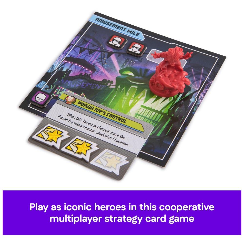 Spin Master Games DC United Superhero Batman Hash Cooperative Multiplayer Strategy Card Game 1-5 Players Collector Miniatures Christmas Gift for Teens