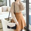 Autumn and Winter Korean Version of The Female Package Single Shoulder Crossbody Handbag Fashion Trend Small Square Bag Female Students Simple