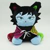 TreasuringU New Giyu Tomioka Plush Toy Cool Black Cat Stuffed Doll Soft Anime Plushies Fluffy Pillow Children Birthday Gift