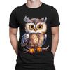 Сова Птица Милое Животное Природа Фэнтези Мужские Женские Футболки Футболка Топ #NED