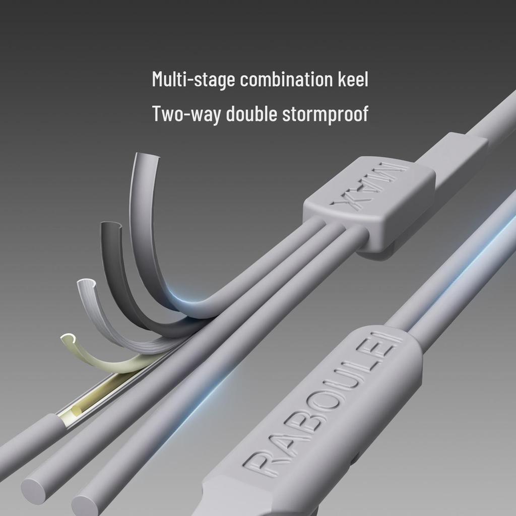 Ультра Обратный Автоматический Ветрозащитный Зонт - Очень Большой, Утолщенный, Усиленный для Сильного Дождя