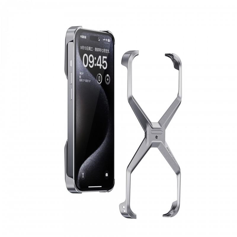 Aluminum Phone Case IPhone 17 Pro Max 16 15 With Hollow Design Heat Dissipation Shockproof Slim Fit