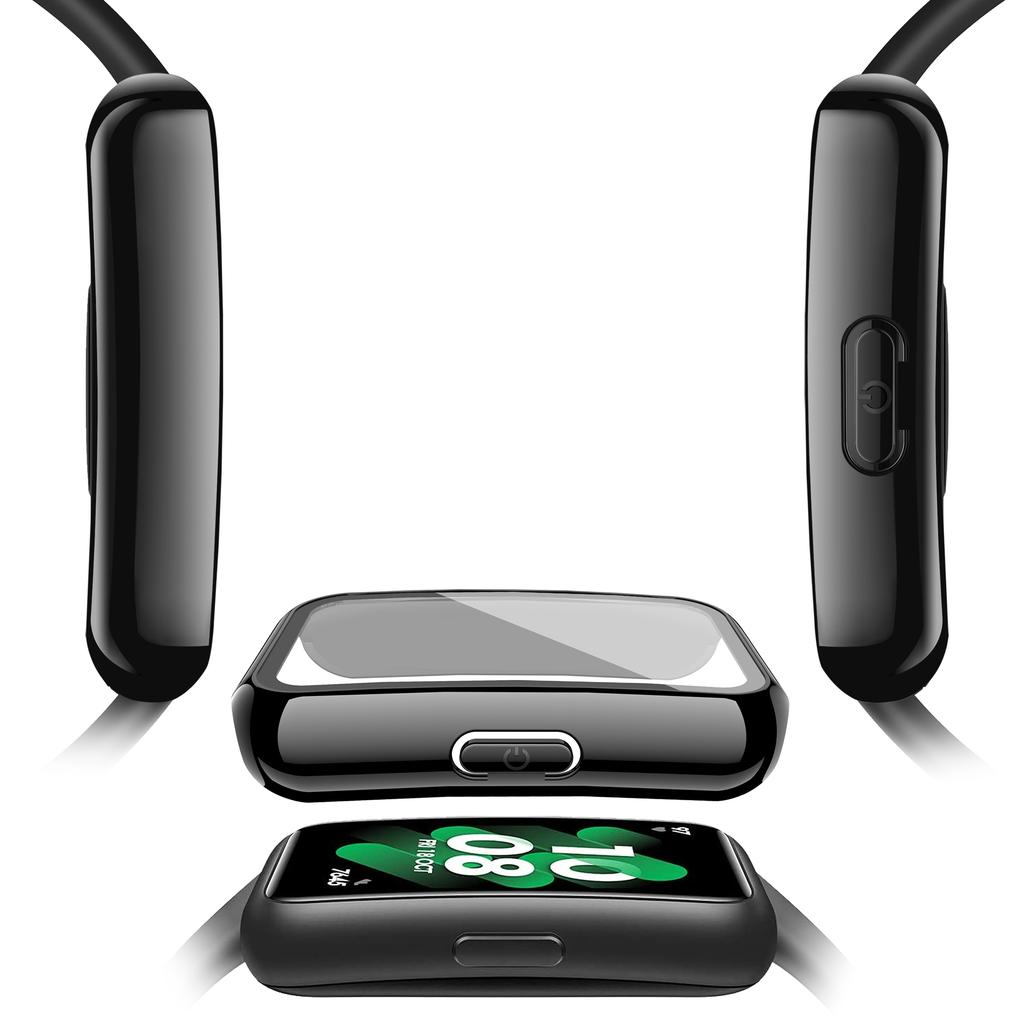 Защитный чехол для экрана для Huawei Band 7 Пластиковый жесткий чехол Закаленное стекло 0,188 мм Чувствительный к касанию для Huawei Smartband 7