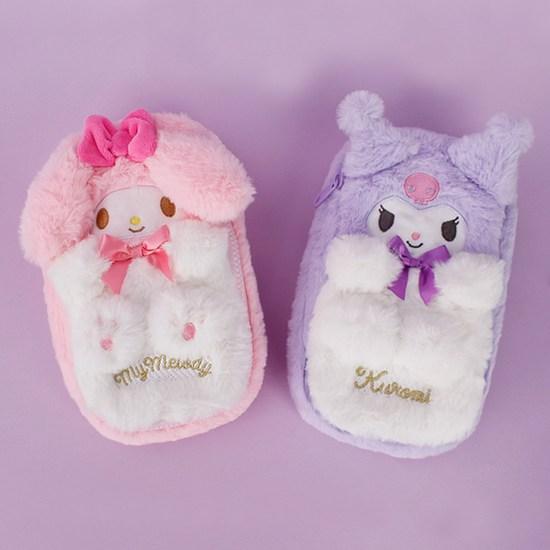 Sanrio Пенал My Melody Ribbon Pom Pouch, популярный персонаж в Корее