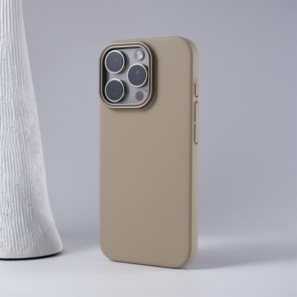 Sandstone Soild for Magsafe Case for iPhone 16e 15 14 Plus Slim Matte PC Shockproof Cover for iPhone 16 15 13 12 11 14 Pro Max