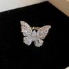 1 шт. Женская бабочка-кафф со стразами, бабочка-клипса, без пирсинга, ювелирное украшение в подарок на день рождения, вечеринку, свадьбу