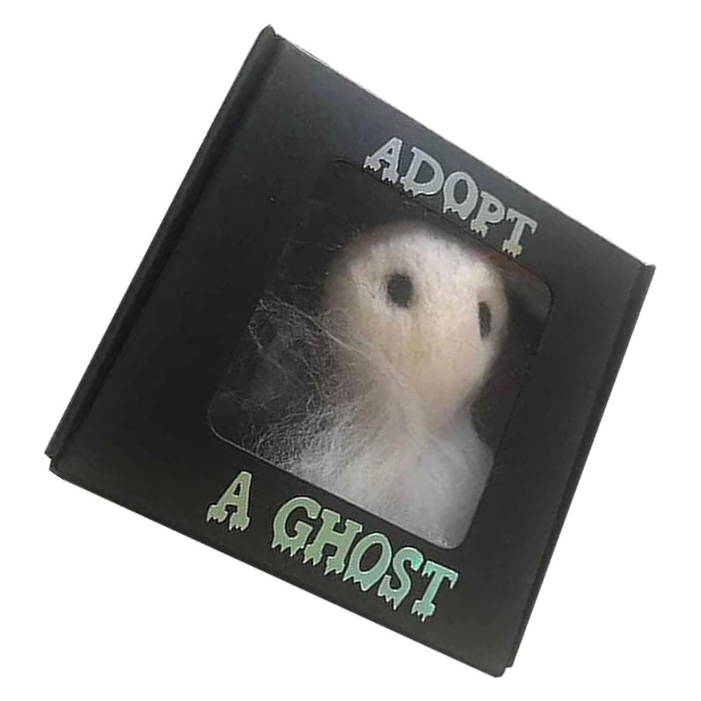 Приюти Призрака Подарочная Коробка на Хэллоуин Жуткий Набор для Усыновления Питомца со Свидетельством с Кладбища для Детей Взрослых Декор для Вечеринки