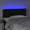 VidaXL LED Headboard Bedroom Furniture Single Bed Accessory Headboard Interior Black 3121842