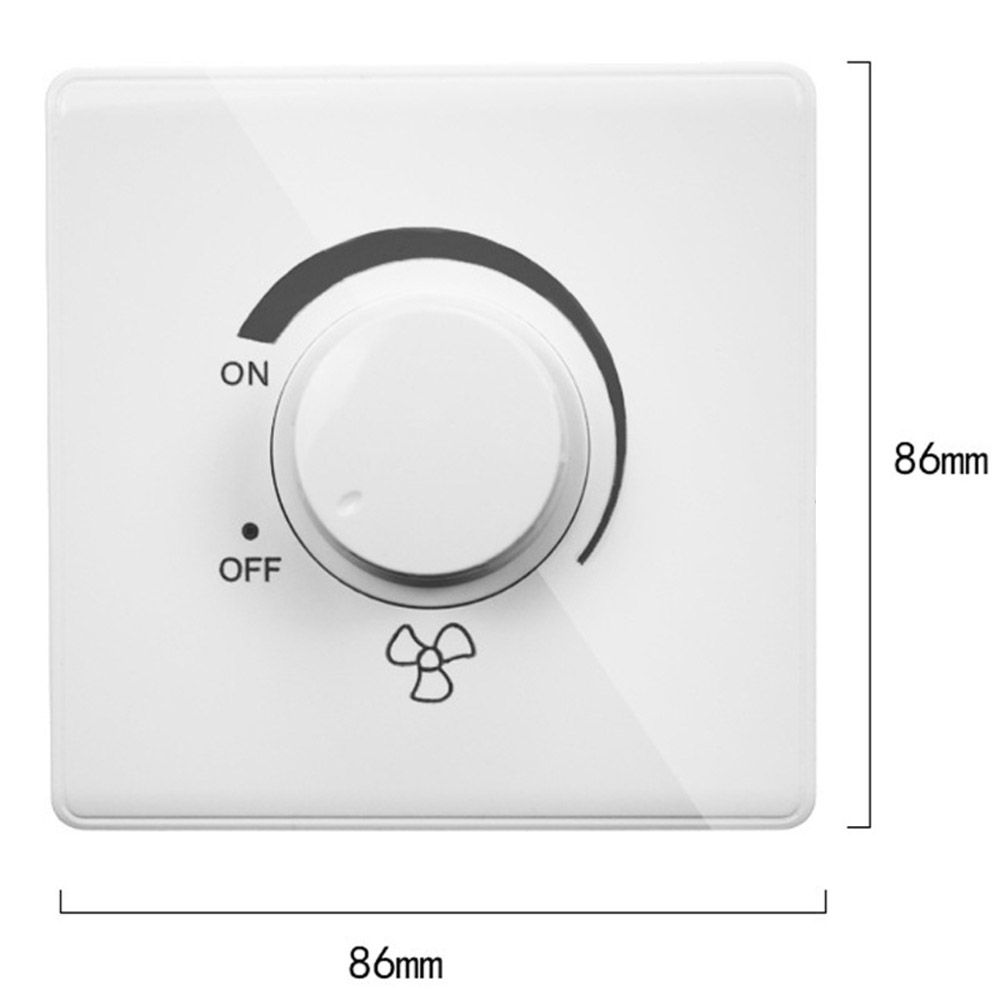 Surface Mounted Adjustment Stepless Speed Rotary Switches Fan Speed Adjuster Fan Speed Controller