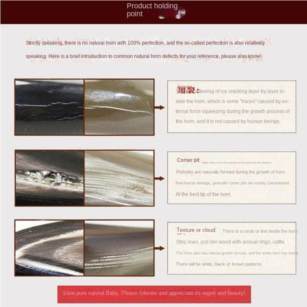 2 шт. антистатическая расческа из бычьего рога, легкая, предотвращает выпадение волос, портативная складная щетка для волос, дорожная