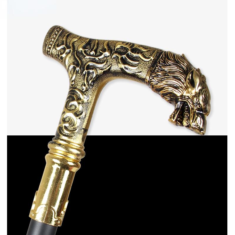 Lion Head Luxury Decorative Walking Stick Canes Men Party Vintage Walking Canes Women Fashion Elegant Walking Stick