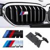 M Sport Front Grille Emblem Badge Sticker For BMW 3 5 7 Series X1 X3 X5 E46 F10 E60 E90 F30 E36 G30 G20 Car Exterior Accessories xm1
