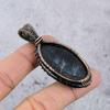 Tree Of Life Blue Tiger's Eye 999 Copper Wire Wrapped Jewelry, Handmade Beauteous Gemstone Jewelry Pendant For Women