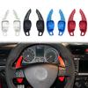 Luminous Aluminium Alloy Steering Wheel Paddle Extensions Shifters for VW Golf 6 MK6 R20 R36 GTI Jetta MK5 Passat B6 B7 CC Polo