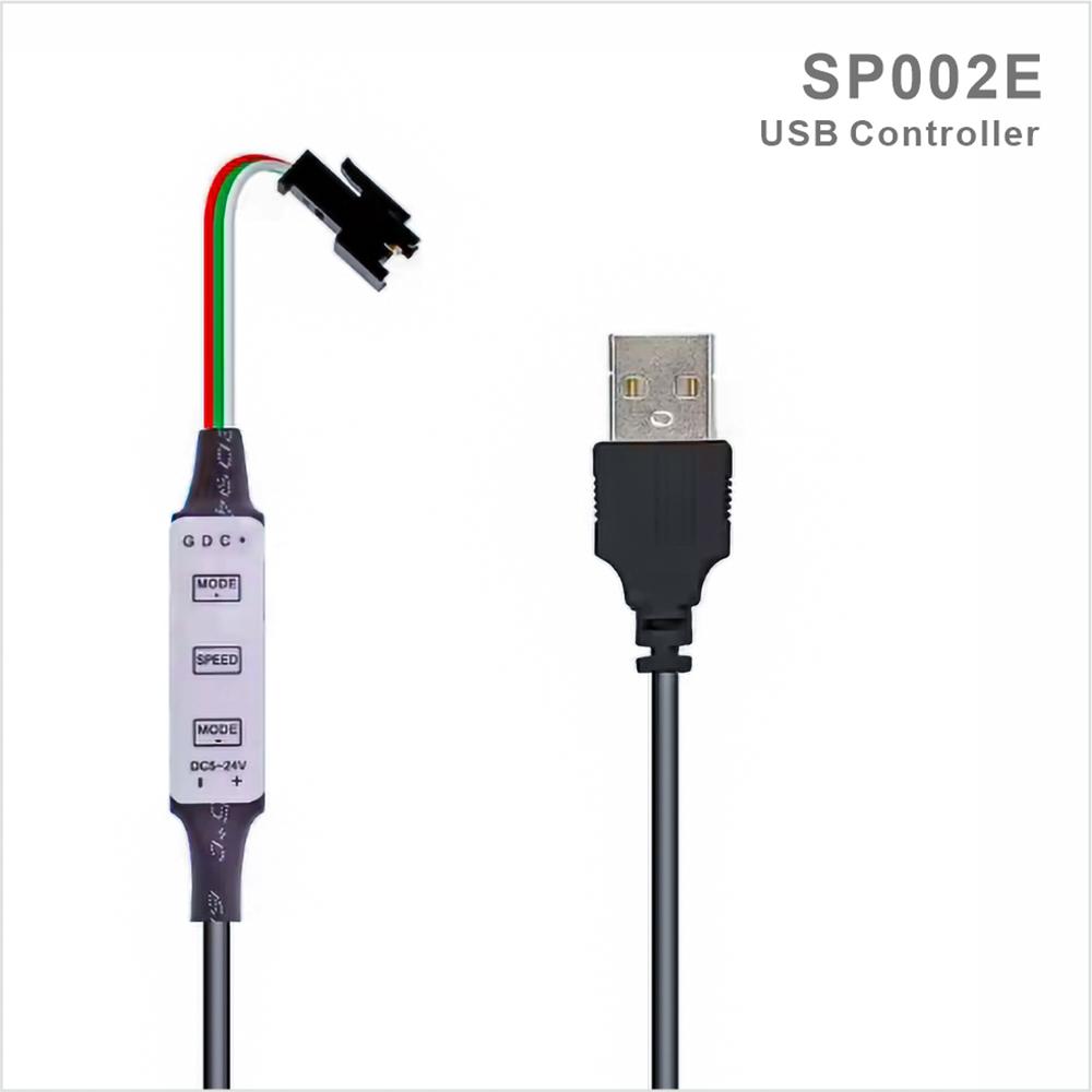 SP621E Мини SPI Bluetooth Контроллер LED BanlanX APP Синхронизация с музыкой Диммер DC5-24V для WS2812B WS2811 SK6812 Адресная RGB LED 5V