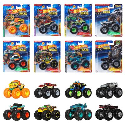 Hot Wheels Монстр-Трак 1:64 Ассорти Игрушечных Транспортных Средства, Мини-Машинки, Коробка на 8 Машинок, Возраст 3+, Многоцелевые, 983D-FYJ44