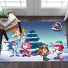 Sonic The Hedgehog Figures Set Decoration,Carpet,Living Room,Bedroom, Non-slip,Square rug