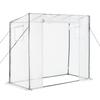 VEVOR Walk-in Greenhouse, 195 x 77 x 168 cm Greenhouse for Outdoors with Windows, Durable PE Cover, Roll-Up Zipper Door, Walk in Green House Kit