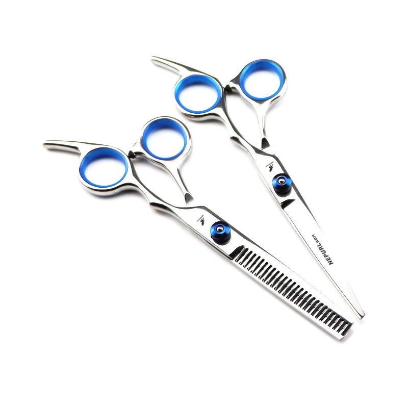 6 Inch Tooth Scissors Flat Scissors for Barbers and Hairdressers Special Fine Scissors for Thinning Haircuts and Hair