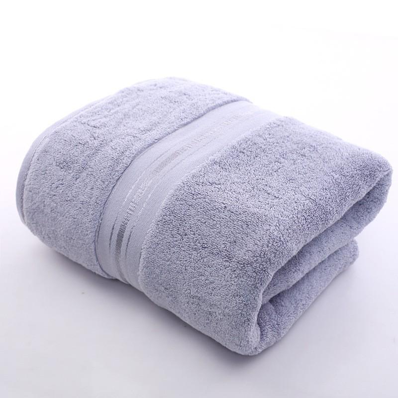 Hotel Brocade Fabric Bath Towel 100% Cotton Increase Thickened 800g Men's and Women's Household Absorbent Embroidered Logo