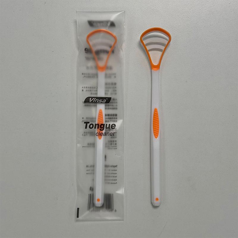 Silicone Tongue Scraper 1PCS Ergonomic Grip for Daily Oral Health Effortlessly Cleans Tongue Surface